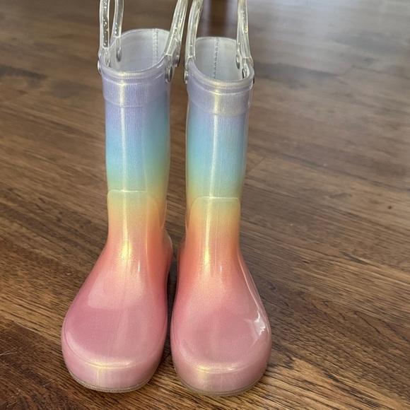 Cat and Jack Rainbow Kids Rain Boots - Picture 1 of 3